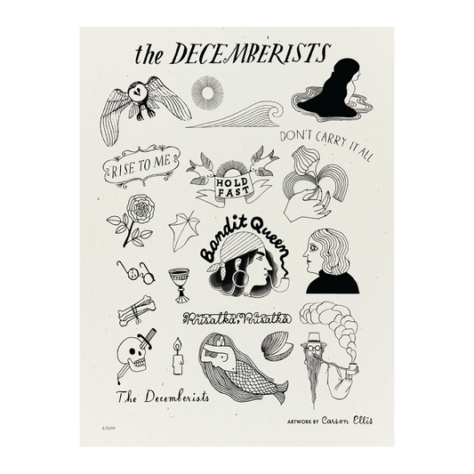 Tattoo Flash Screen Printed Poster